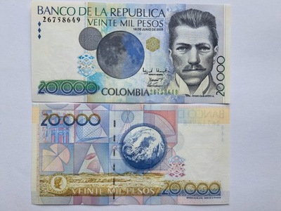 KOLUMBIA - 20000 PESOS 2003,UNC