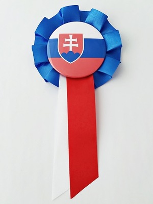 Kotylion Słowacki Słowacja Flaga Słowacji
