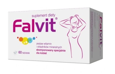 Falvit, witaminy dla kobiet, 60 tabletek