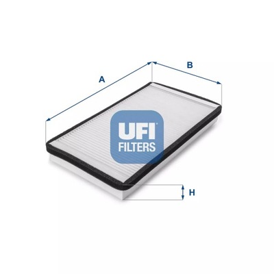 UFI 53.028.00 ФИЛЬТР, ВЕНТИЛЯЦИЯ СТОРОНЫ PASAŻE