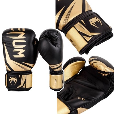 Rękawice bokserskie Venum Challenger 3.0 Czarno-Złote r. 10oz