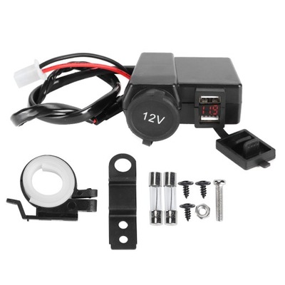 CHARGER MOTORCYCLE 12 V-24 V MONITOROWANIE  