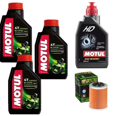 MOTUL OLEJE, ФІЛЬТР CFMOTO 450 520 550 800 КОМПЛЕКТ