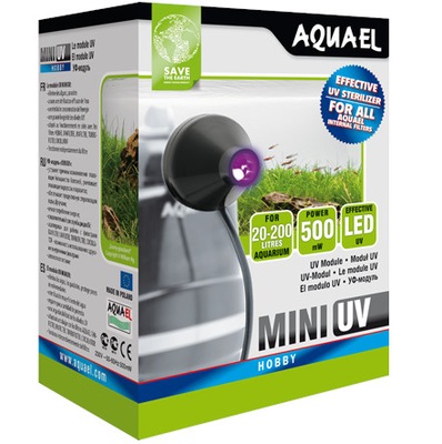 AQUAEL Sterylizator MINI UV LED - STOP GLONY !