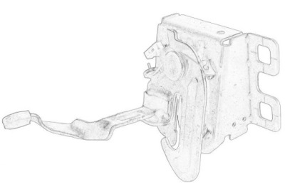 Замок крышки двигателя do fiat doblo iii оригинальный номер фото №1