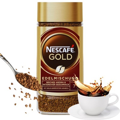 Kawa rozpuszczalna SŁOIK Nescafe Gold Rich Smooth 200 g