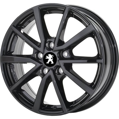 NEW ALLOY WHEELS (TITANIUM) MAKE PLATIN-PEUGEOT 17