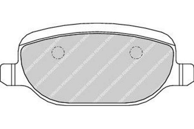 Ferodo тормозные колодки тормозные alfa romeo 159 brera spide фото №1