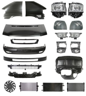 Volkswagen caravelle 95-03 бампер pas капот фото №1