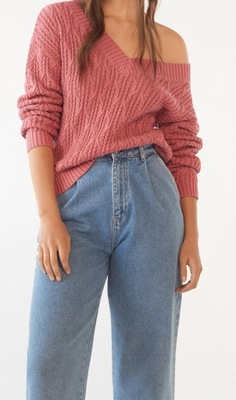 Sweter z warkoczowym splotem MOHITO 34 XS