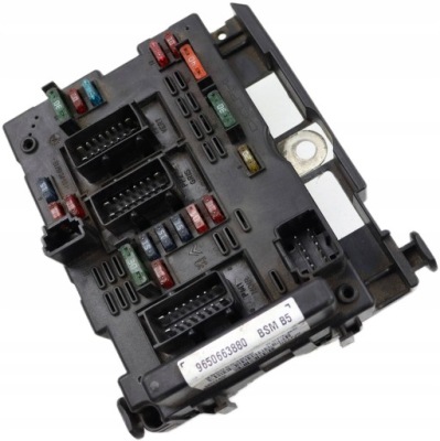 Peugeot 307 модуль коробка bsm b5 9650663880 фото №1