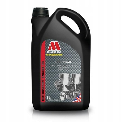 MILLERS OILS MOTORSPORT CFS NANODRIVE 5W40 5L