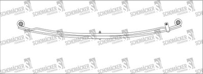 Ресора daf o.e. 1712255, schomäcker 29447000 фото №1