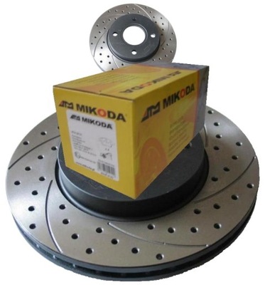 DISCOS MIKODA 0269 GT ZAPATAS VW CC B7 (358) 11R-16R PARTE TRASERA 310MM WENTYLOWANE.  