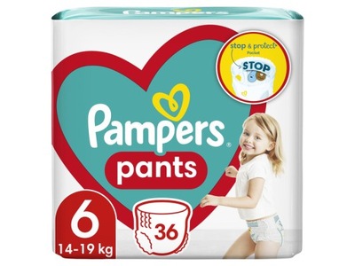 Pieluchomajtki PAMPERS Pants 6 (36 szt.)