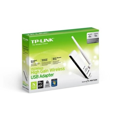 TP-LINK adapter Wi-Fi z anteną 150 Mbps TL-WN722N