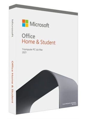 Microsoft Office Home & Student 2021 PL dożywotnia