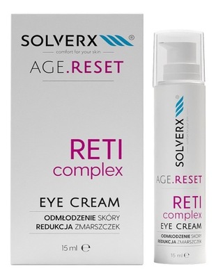 SOLVERX Age.Reset Reti Complex przeciwzmarszczkowy krem pod oczy 15 ml