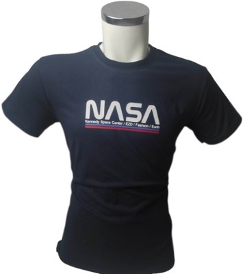 KOSZULKA MĘSKA T-shirt MĘSKI BAWEŁNA NASA XXL