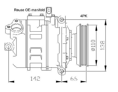 NRF 32106 КОМПРЕССОР, КОНДИЦИОНЕР