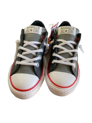 SKÓRZANE CZARNE CONVERSE ALL STAR R.34