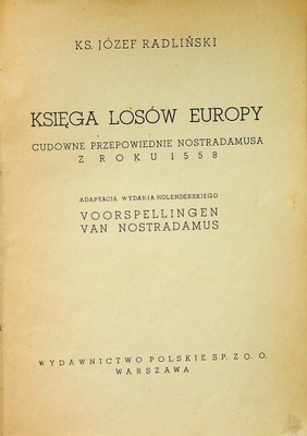 Księga losów Europy