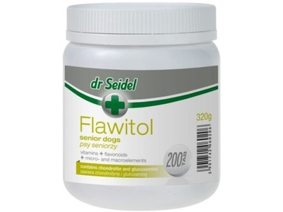 FLAWITOL DLA PSÓW SENIORÓW 400G witaminy i minerały