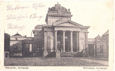 WARSZAWA- Synagoga - 1917 Feldpost