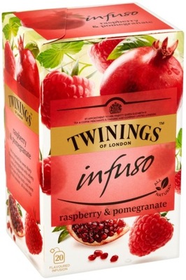 INFUSO RASPBERRY, POMEGRANATE 2g x 20 kopert