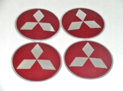 4x LOGO NAKLEJKI NALEPKI ZNACZEK 58 mm MITSUBISHI - milautoparts-fr.ukrlive.com