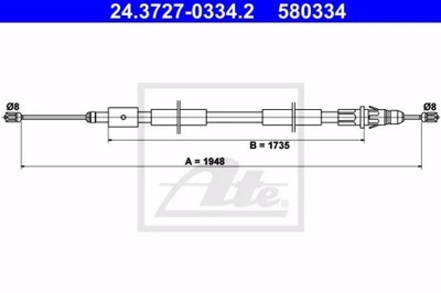 24.3727-0334.2/ATE CABLE HAM.TYL DERECHA DISCOS  