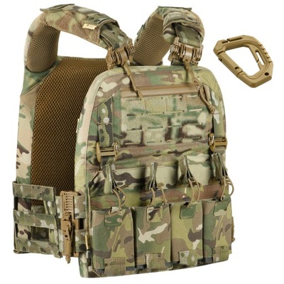 WOJSKOWA KAMIZELKA TAKTYCZNA PLATE CARRIER M-TAC FAST QRS - L/XL - MULTICAM