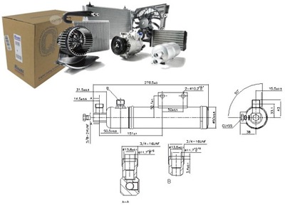 SAUSINTUVAS KONDICIONAVIMO MAN TGA TGX I MERCEDES ACTROS ACTROS MP2 MP3 