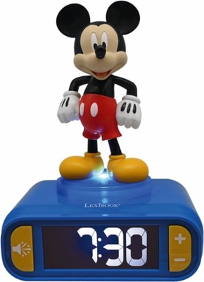 Lexibook Disney Myszka Mickey zegar budzik dziecięcy