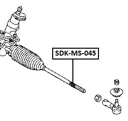 SKERSINIS VAIRO MITSUBISHI GRANDIS 03- 