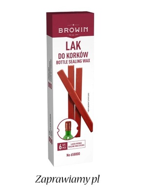 Lak do korków - bordowy 6szt.