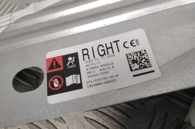 Шторка безпеки права tesla model x 103676000h 2018 фото №1