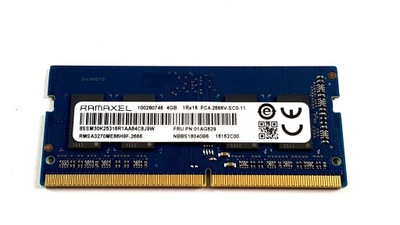 PAMIĘĆ RAM DDR4 RAMAXEL 4GB 1Rx16 PC4 2666V