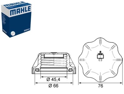 TAPADERA VASO DE LÍQUIDO DE EXPANSIÓN IVECO STRALIS I TRAKKER I MAN  