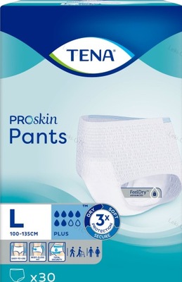 TENA PANTS PROSKIN PLUS L 30 sztuk