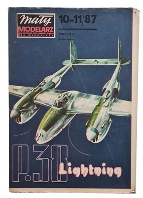 Mały Modelarz Nr 10-11/87 P-38 Lockheed "Lightning"