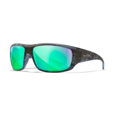 Wiley X - OMEGA Captivate Polarized Green Mirror Kryptek Neptune Frame