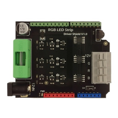 RGB LED Strip Driver Shield v1.0- moduł sterownika taśm LED RGB dla Arduino