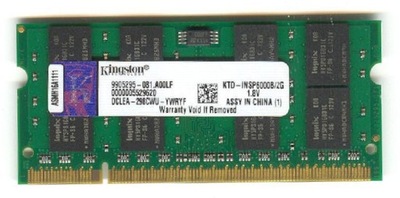 OKAZJA DDR2 KINGSTON 2GB KTD-INSP6000B/2G PC2-5300