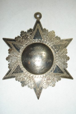 Odznaka kurkowa bractwa strzeleckiego - Niemcy 1921 r.