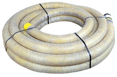 Wąż drenarski FI 100 w Otulinie Rolka 25m Rura 25 mb z otuliną Mufa karton