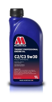 MILLERS OILS TRIDENT LONGLIFE C2 C3 5W30 1L 8123