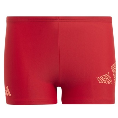 164 cm Kąpielówki adidas 3 BAR Log Boxer IC4739 164 cm czerwony