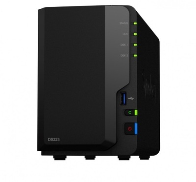 Synology Serwer NAS DS223 2GB 4x1.7Ghz 1xGb USB