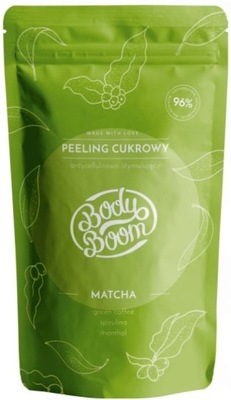 BIELENDA BODY BOOM Peeling Cukrowy do Ciała MATCHA